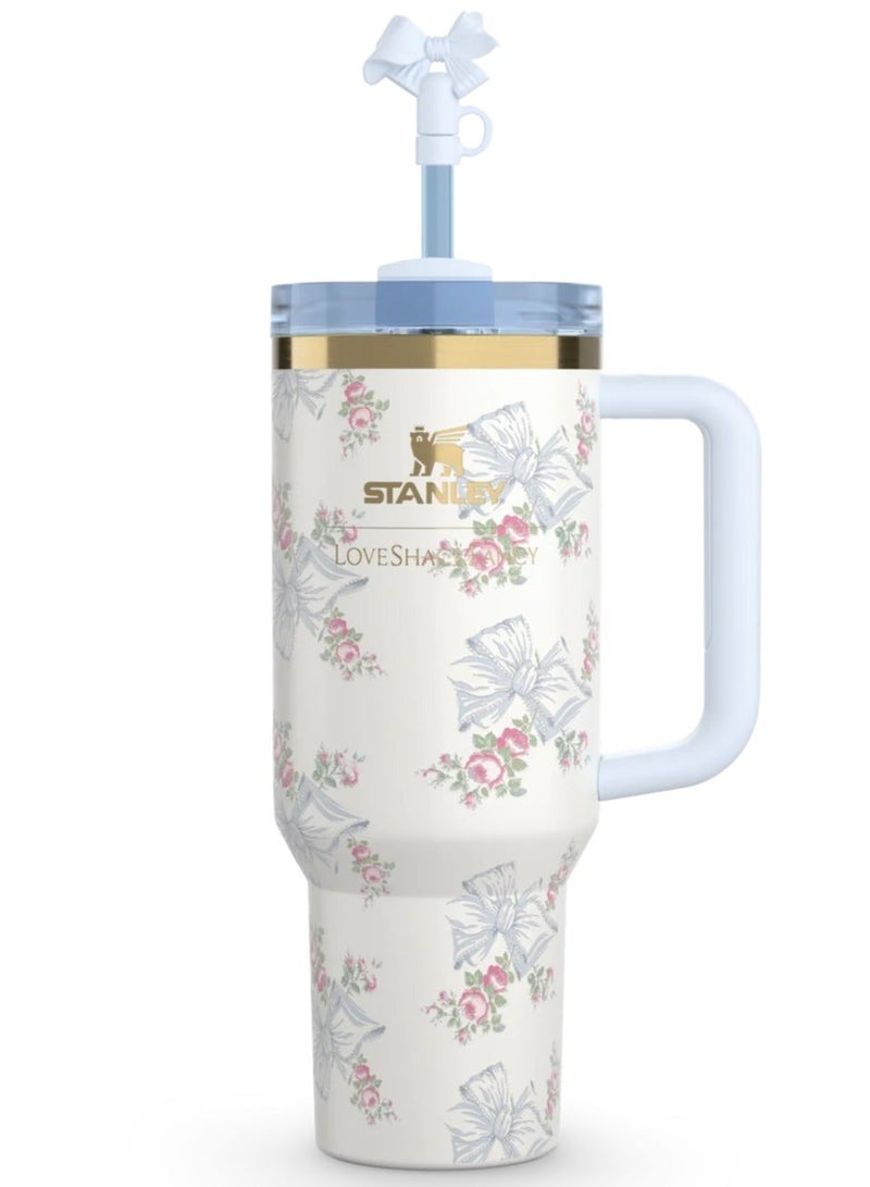 Stanly STANLEY Quencher H2.0 FlowState™ Tumbler 40oz – Stainless Steel Vacuum Insulated Cup with Handle, Lid & Straw – Keeps Drinks Hot or Cold for Hours - Image 2